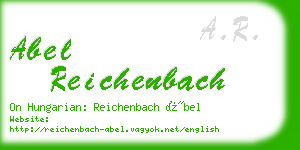 abel reichenbach business card